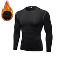 Roupa térmica segunda pele novo inverno quente homens undershirts lã térmica conjunto de roupa interior ceroulas elásticas compressão collants fitness sprots conjunto de agasalho