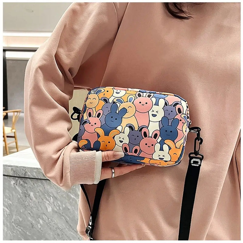 Bolsa Feminina De Ombro - Com Estampas Animadas - Tendência