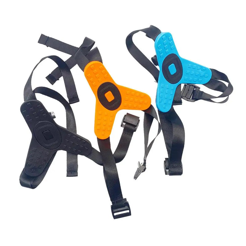 Suporte de montagem de cinta de queixo para capacete de motocicleta com clipe de telefone para câmera de ação GoPro Hero 11 10 9 Suporte de telefone celular de rosto inteiro