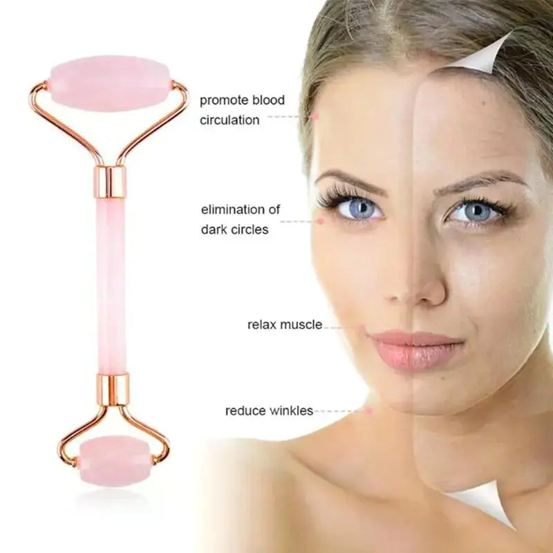 Massageador Rolo para Rosto Pescoço Olho Resina Instrumento de Massagem Facial Beleza Cuidados com a Saúde Raspagem Tábua gua sha