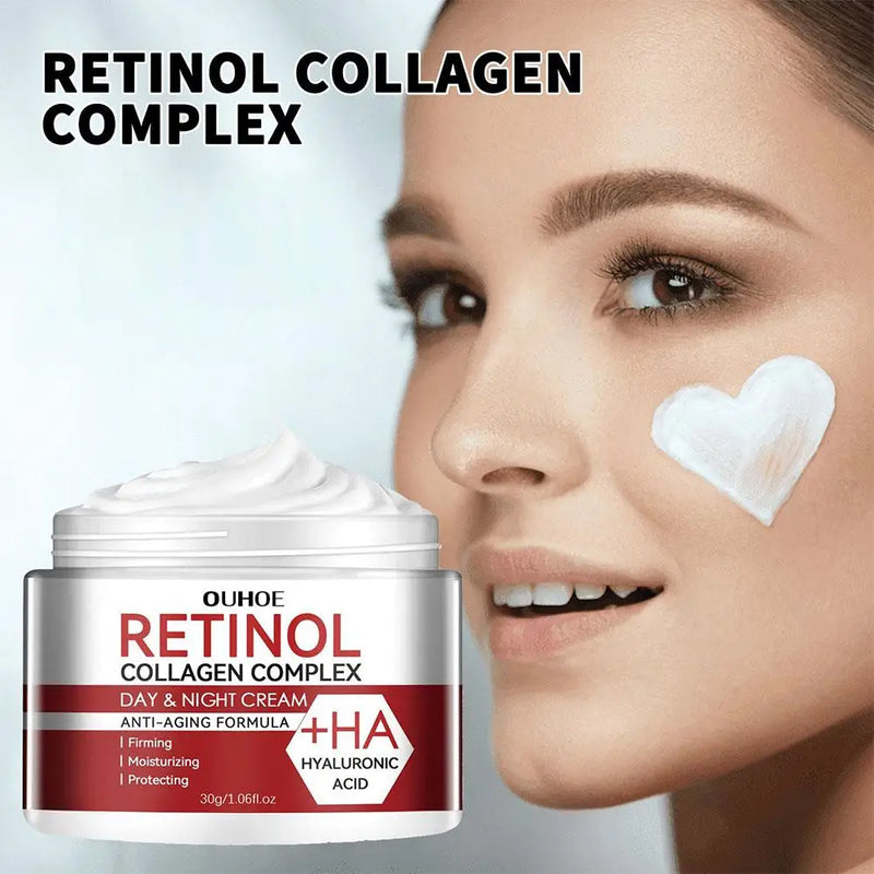 Creme Hidratante Facial Retinol Antirrugas Hidratante Diminui Poros Creme Retinol Atenua Linhas Finas Produtos de Cuidados com a Pele para Mulheres