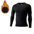 Roupa térmica segunda pele novo inverno quente homens undershirts lã térmica conjunto de roupa interior ceroulas elásticas compressão collants fitness sprots conjunto de agasalho