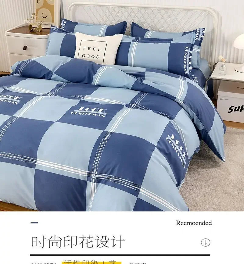 Conjunto de cama confortável para dormitório Full Sky Starlight para homens e mulheres, tamanho king size, 80 x 76 pol., 203 x 193 cm, colcha