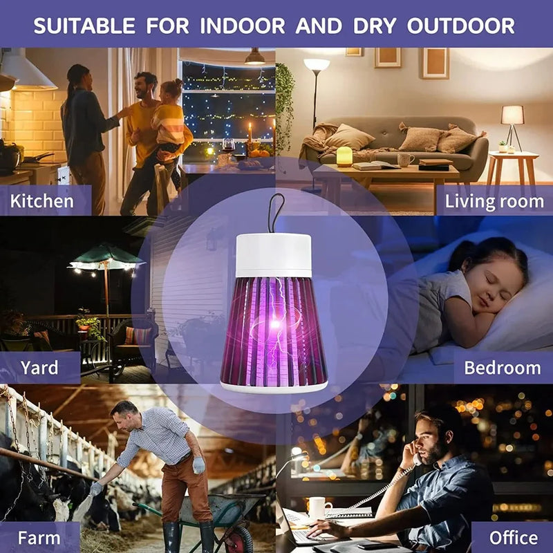 Xiaomi Mosquito Killer Lamp Armadilha de insetos Carregamento USB Zapper elétrico portátil Repelente de insetos Anti Mosquito Armadilha Doméstica Quente