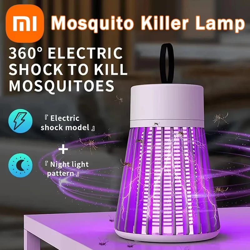 Xiaomi Mosquito Killer Lamp Armadilha de insetos Carregamento USB Zapper elétrico portátil Repelente de insetos Anti Mosquito Armadilha Doméstica Quente