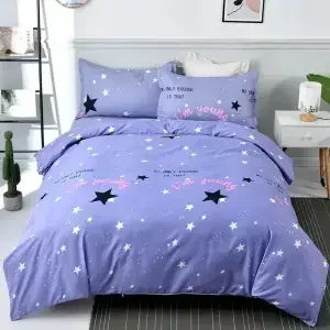 Conjunto de cama confortável para dormitório Full Sky Starlight para homens e mulheres, tamanho king size, 80 x 76 pol., 203 x 193 cm, colcha