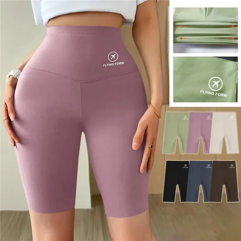 Shorts Femininos Shorts Esportivos Para Mulheres Novo Ciclismo Corrida Fitness Cintura Alta Push Up Shorts de Ginástica Leggings Roupas de Yoga