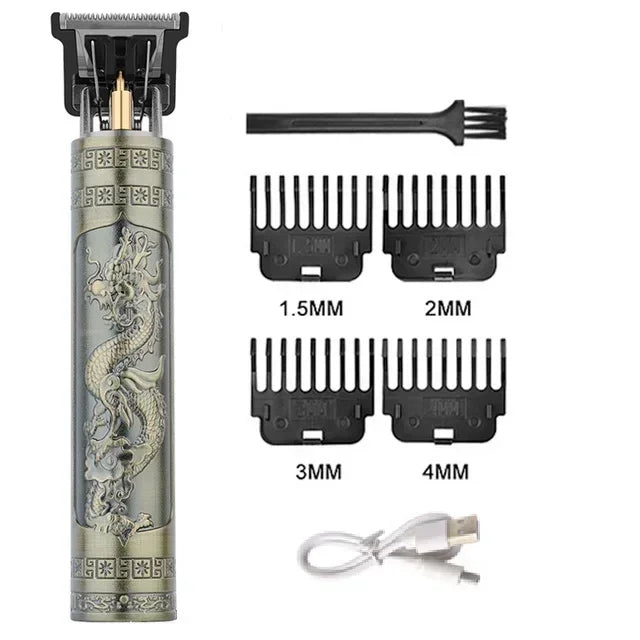 Máquina de cortar cabelo Barba Barbear Aparador de pelos corporais Máquina de cortar cabelo elétrica Barbeiro profissional Homens Aparador Barbeador