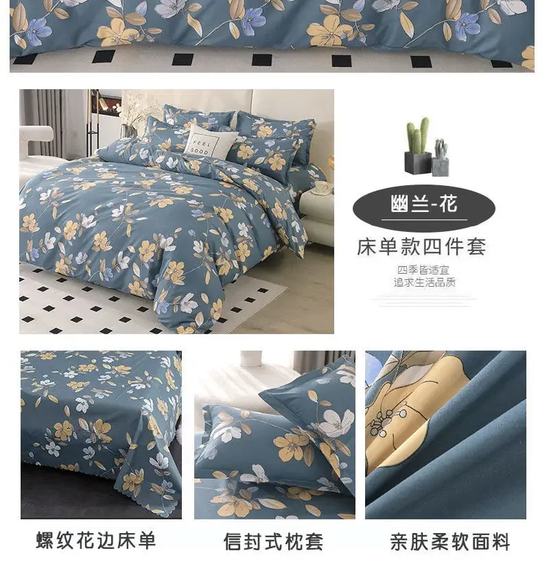 Conjunto de cama confortável para dormitório Full Sky Starlight para homens e mulheres, tamanho king size, 80 x 76 pol., 203 x 193 cm, colcha