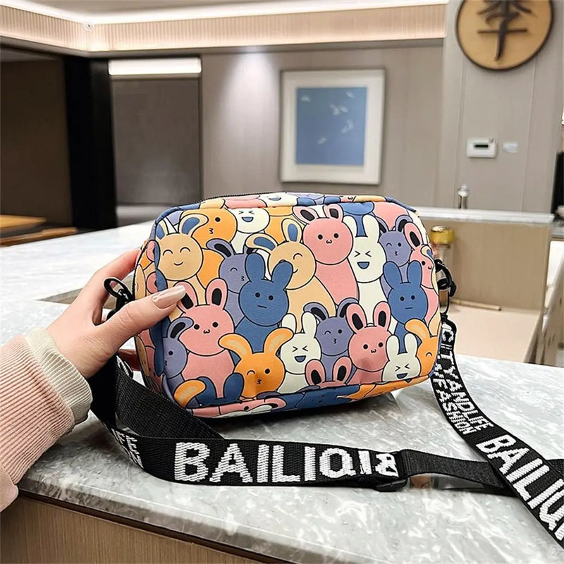 Bolsa Feminina De Ombro - Com Estampas Animadas - Tendência