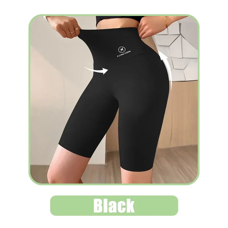 Shorts Femininos Shorts Esportivos Para Mulheres Novo Ciclismo Corrida Fitness Cintura Alta Push Up Shorts de Ginástica Leggings Roupas de Yoga