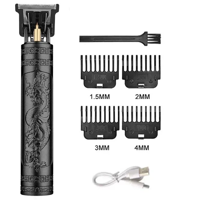 Máquina de cortar cabelo Barba Barbear Aparador de pelos corporais Máquina de cortar cabelo elétrica Barbeiro profissional Homens Aparador Barbeador