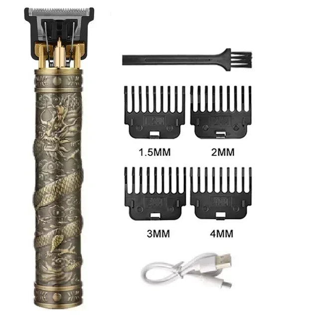 Máquina de cortar cabelo Barba Barbear Aparador de pelos corporais Máquina de cortar cabelo elétrica Barbeiro profissional Homens Aparador Barbeador