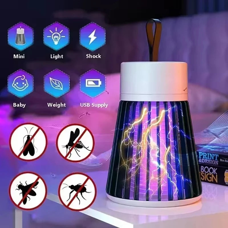 Xiaomi Mosquito Killer Lamp Armadilha de insetos Carregamento USB Zapper elétrico portátil Repelente de insetos Anti Mosquito Armadilha Doméstica Quente