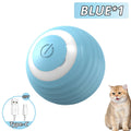 Bola interativa para gatos, brinquedos inteligentes para gatos, bola mágica de rolamento automática para ambientes internos, brinquedo eletrônico interativo para gatos, acessórios para jogos de gatos