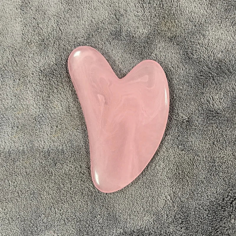 Massageador Rolo para Rosto Pescoço Olho Resina Instrumento de Massagem Facial Beleza Cuidados com a Saúde Raspagem Tábua gua sha